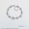 【限时8.8折】【线上铂金馆】PT950 【国际铂金协会  精品】铂金镂空调节极简几何九宫格菱形方牌手链(ACPTSL00054)预售产品下单后不退款不退货不换货不补差价) 商品缩略图2