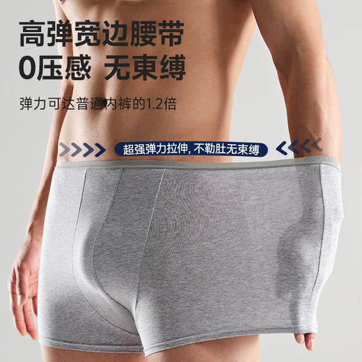 【无菌级】Freego「纯棉」7A抗菌一次性男士平角裤「天然舒适透气」 商品图3