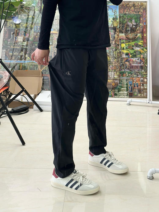 超薄款！夏季高弹ck夏季速干舒爽 透气 小直筒休闲长裤 商品图0