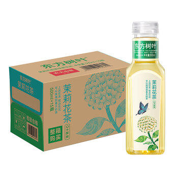 农夫山泉东方树叶茉莉花茶500ml*15瓶无糖茶饮料0糖0脂0卡整箱装 商品图2