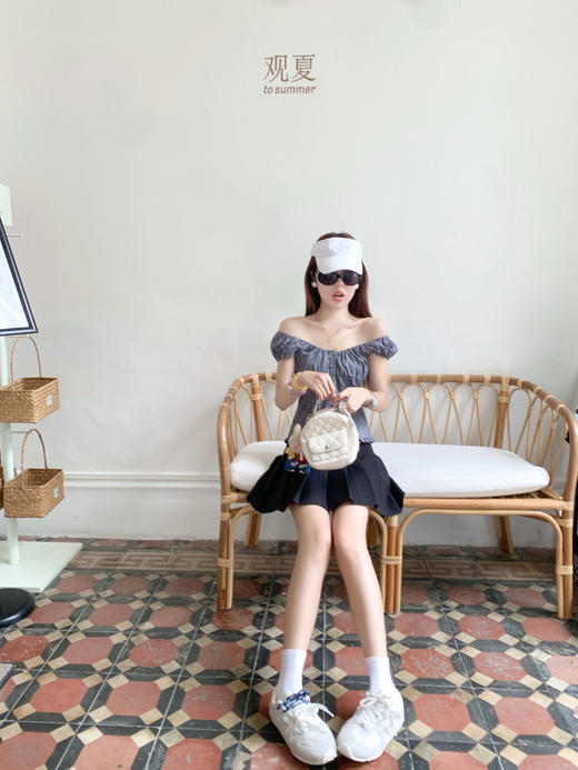 【129元任选2件】现货！韩系格子短袖 商品图8