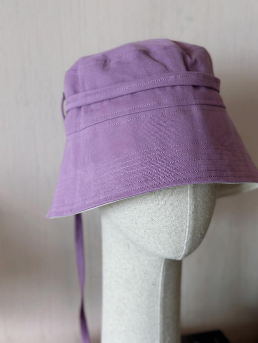 CHAMBARET 帽子（双面可用) 紫色拼浅米（小号） 商品图3