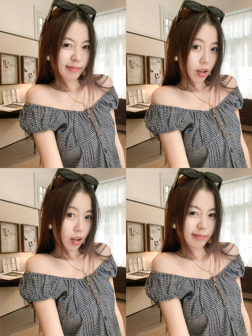 【129元任选2件】现货！韩系格子短袖 商品图12