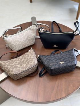 情人节独家原厂单，COACH 女士 ZIP 拉链单肩包斜挎包  经典廓形，轻奢随行