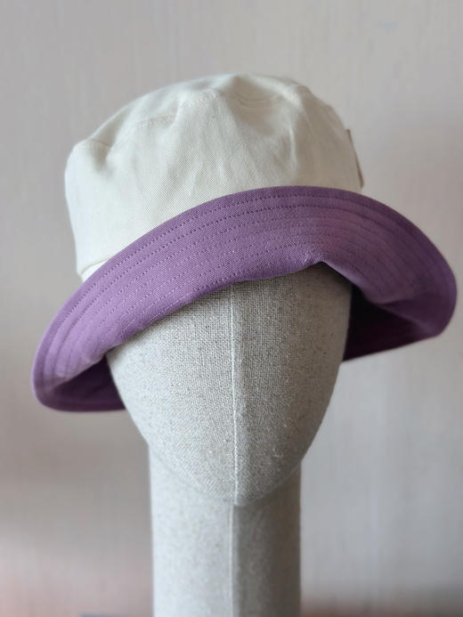 CHAMBARET 帽子（双面可用) 紫色拼浅米（小号） 商品图0