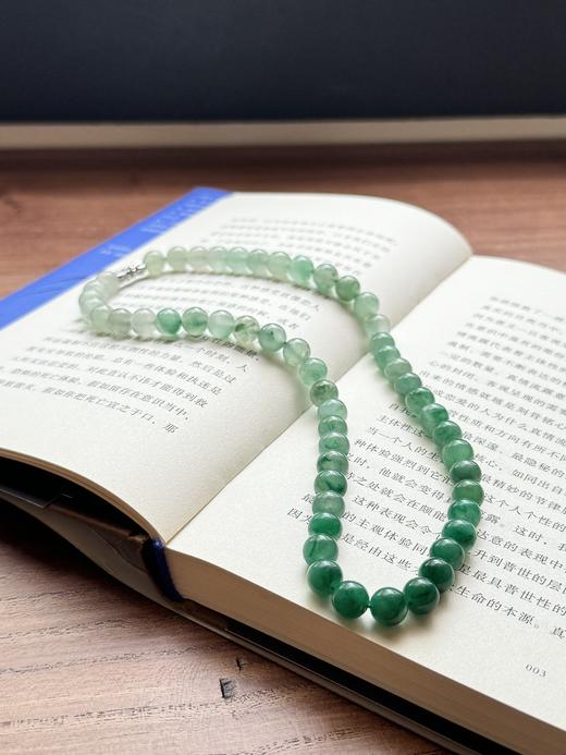 心选丨GIRATI 新中式系列非洲翠绿野渐变项链/霓虹玉韵手链 色泽温润独特 纯天然原石打造 带礼盒证书 商品图1