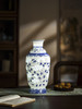 新品 |  富玉景德镇陶瓷花瓶中式青花玲珑客厅插花高档家居摆件秋韵玲珑瓶 商品缩略图0