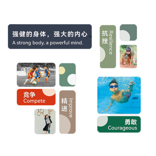 教育关键词体育关键词理念墙贴 商品图4