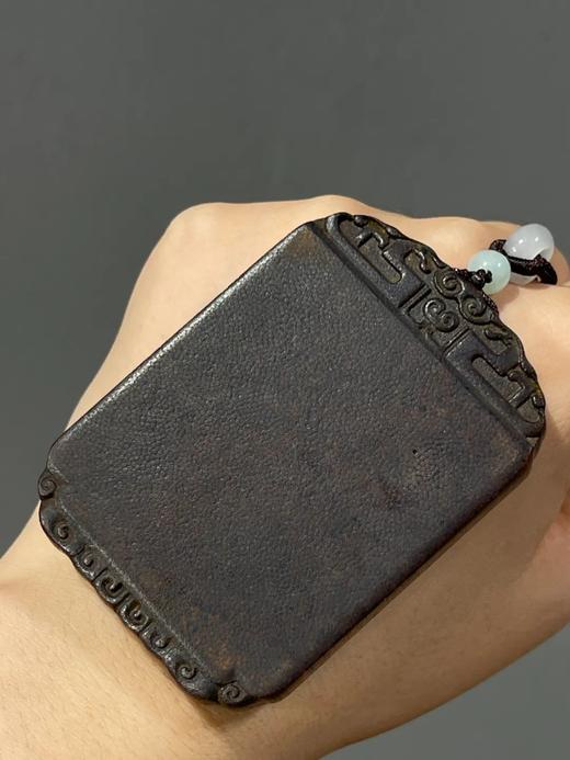 兽角雕螭龙框无事牌，顺丰包邮 商品图13