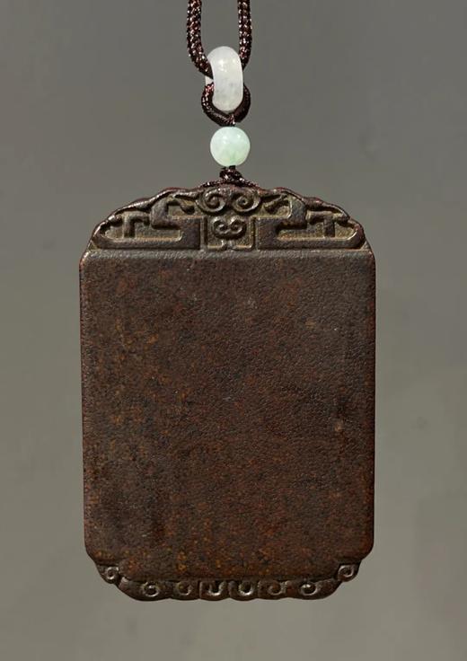 兽角雕螭龙框无事牌，顺丰包邮 商品图0