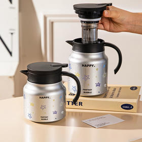 摩登主妇不锈钢保温壶大容量水壶家用喝水杯套装热水瓶焖茶壶暖壶