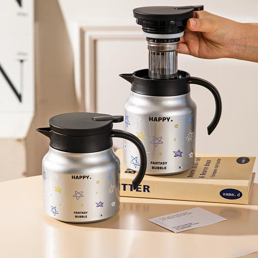 摩登主妇不锈钢保温壶大容量水壶家用喝水杯套装热水瓶焖茶壶暖壶 商品图0