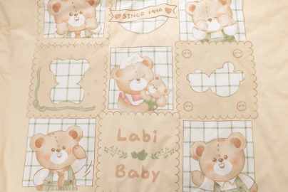 特惠拉比寝具类-4脱胆饼干格i5大童被150*120粉红/卡其色LXDE10490219/LXDE10490275 商品图4