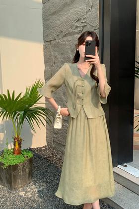 ELLA JADE 中式风气质套装裙 20577