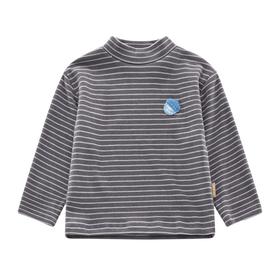 拉比童衣-3自然半高领i5上衣深灰LYDC10030194