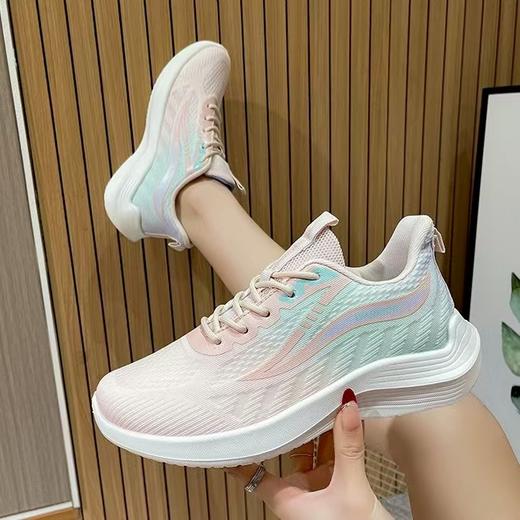 李宁代工厂休闲软底减震女士运动鞋不挑年龄 商品图0