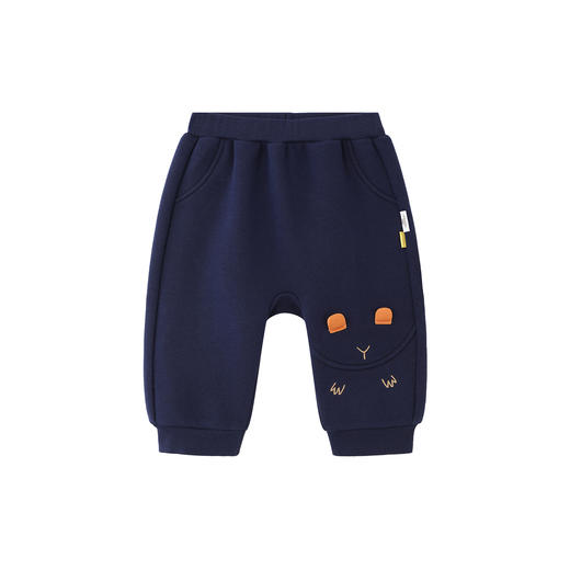 【商场同款】英氏儿童裤子秋冬保暖男宝屁屁裤小童外出防寒束脚裤 商品图4