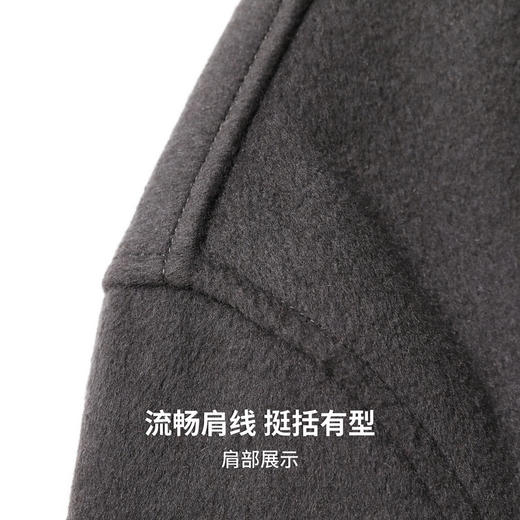 【含绵羊毛】保暖毛呢夹克2025秋新款针织棒球领休闲外套男 商品图7