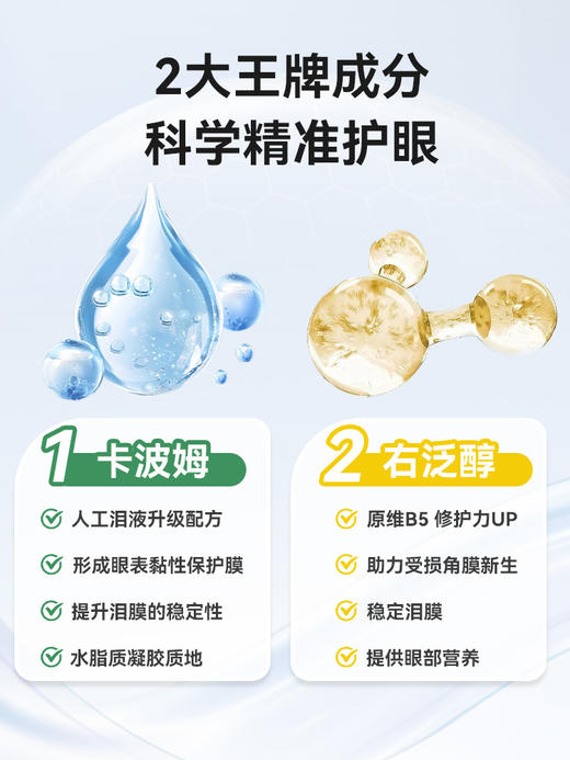 【眼部凝胶】仰自用推荐 安瞧白加黑日夜眼用凝胶 商品图3