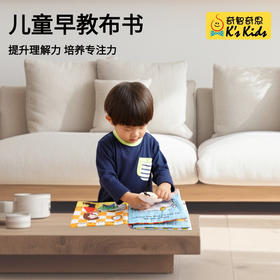 宝宝布书早教启蒙小机关设计英语认知玩具生活常识启蒙