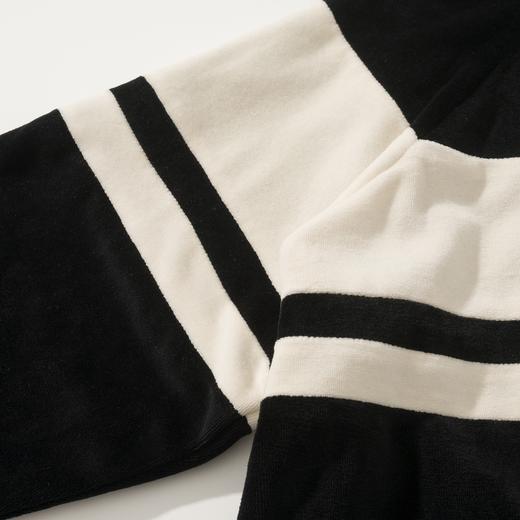 中性款logo刺绣天鹅绒夹克008 商品图2