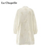 会员福利【天丝莱赛尔+刺绣】会拉夏贝尔/La Chapelle圆领立体蝴蝶系带七分袖小衫上衣2025年新款 商品缩略图2