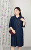 现货💙正码正拍【经典翻领  A版牛仔裙】小个子可裁剪款，适合通勤、休闲多场合的夏秋过渡连衣裙~深蓝牛仔衬衫连衣裙 | 通勤休闲两穿 | 遮肉七分袖 | 夏秋百搭 商品缩略图14