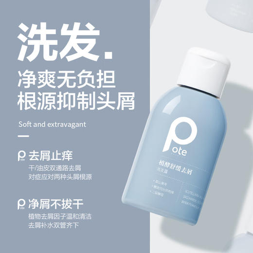 柏缇（POTE）植酵舒缓便携洗沐旅行装99ml*2 商品图2