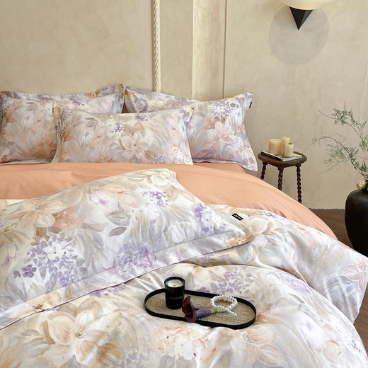 【热卖推荐】自然醒全棉超柔数码印花磨毛四件套HS 商品图7