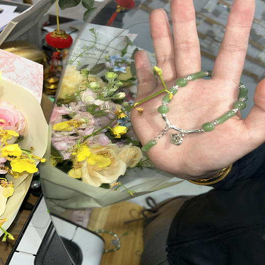 2025国风祥云竹节手链女网红小众简约高颜值闺蜜新中式手串 商品图1