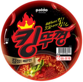 八道 超级大碗面辣味110g 팔도 킹뚜껑매운맛110g