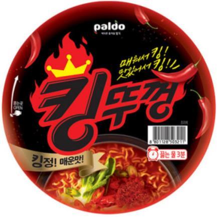 八道 超级大碗面辣味110g 팔도 킹뚜껑매운맛110g 商品图0