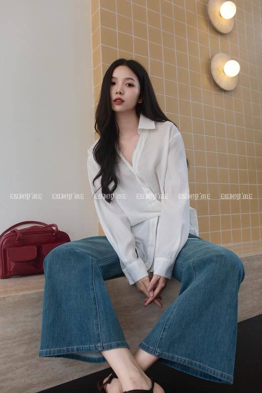 【门店同款】ENJOY秋季复古高腰喇叭裤 164093240 商品图1