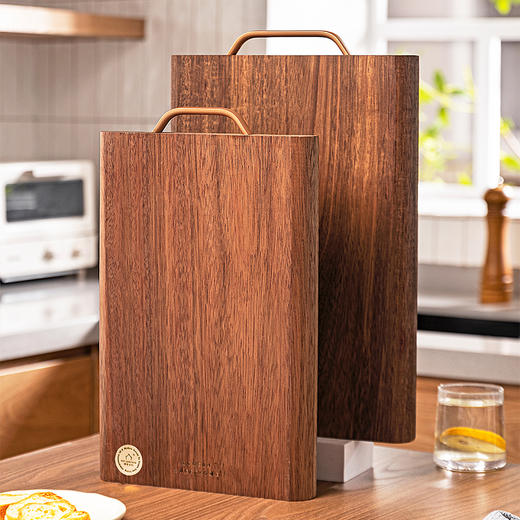 摩登主妇黑金檀木菜板厨房家用防霉抗菌切菜板食品级实木案板砧板 商品图0