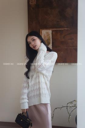 【门店同款】ENJOY秋季“谧色花颂”甜美绑带针织 164493964