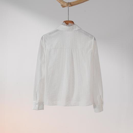 西子/【白月光衬衫】莱赛尔天丝复古精致刺绣假两件衬衣/SYHY003 商品图2