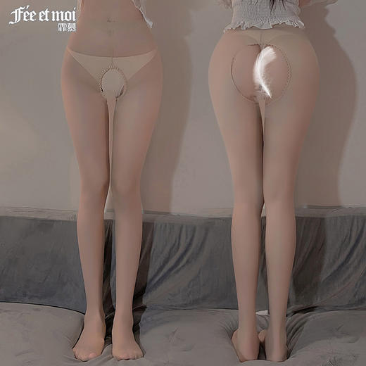 【情趣内衣】霏慕开裆超薄连裤袜丝袜7305 商品图11