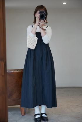 Cecilie Bahnsen 2色细节感吊带连衣裙