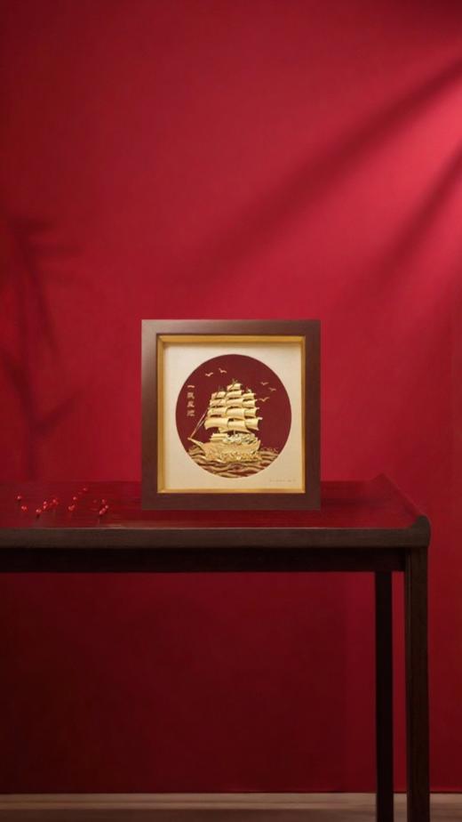 【彼达思】32周年福利 送礼首选 一帆风顺雕刻画 轻奢商务送礼 商品图1