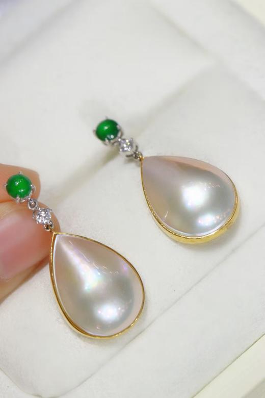 14-15mm马贝耳钉 商品图2