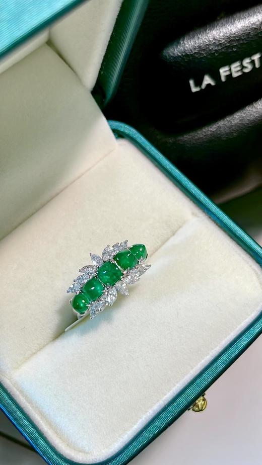 1.9ct糖塔祖母绿戒指 商品图0