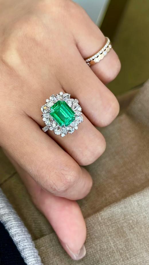 3.4ct祖母绿戒指 商品图2