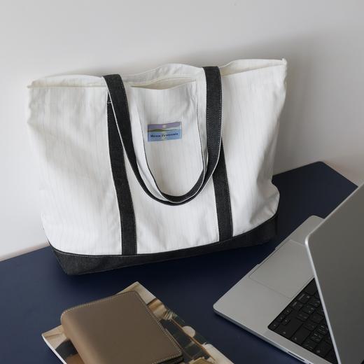 Maison Promenade	郁金香牛仔拼帆布托特包 商品图2