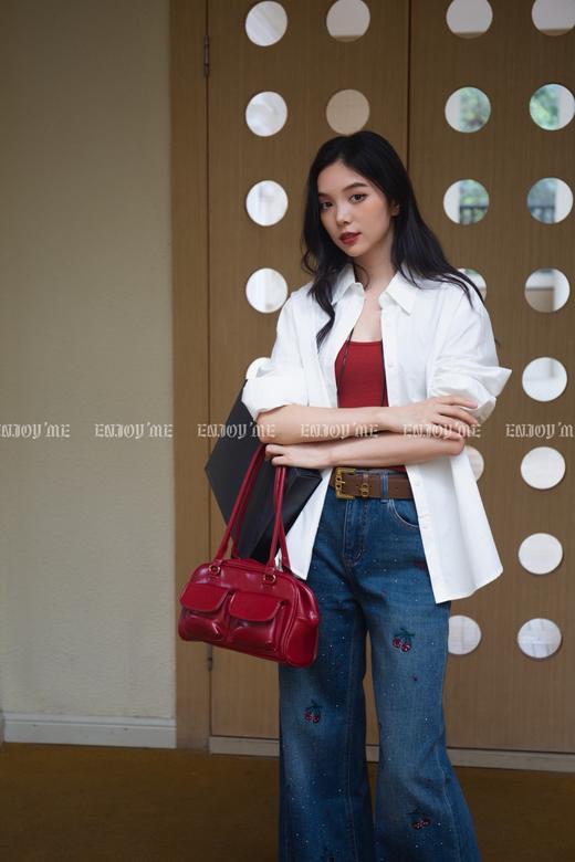 【门店同款】ENJOY秋季“光阴序语”配小包衬衫两件套 164550691 商品图3