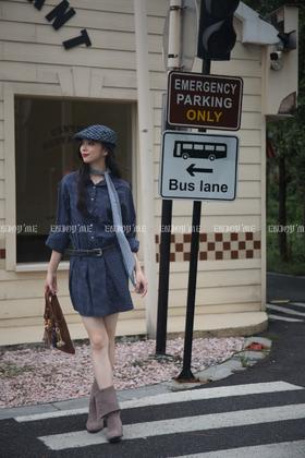 【门店同款】ENJOY秋季“光阴序语”衬衫连衣裙配腰带 164543722