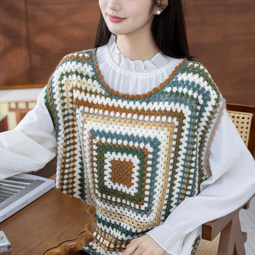 苏苏姐家年华背心手工diy钩针编织羊毛线毛线团上衣材料包 商品图3