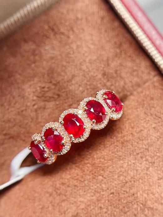 1.25克拉红宝石戒指 商品图0