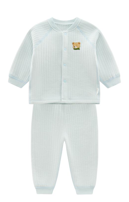 拉比内衣-4童趣夹丝内衣i5全开服套装（2套装）粉黄/蓝白LYDA10010158 商品图4