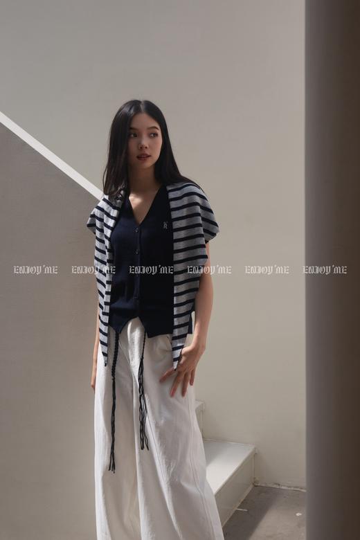【门店同款】ENJOY秋季“城市与旷野”条纹披肩针织 164494166 商品图1