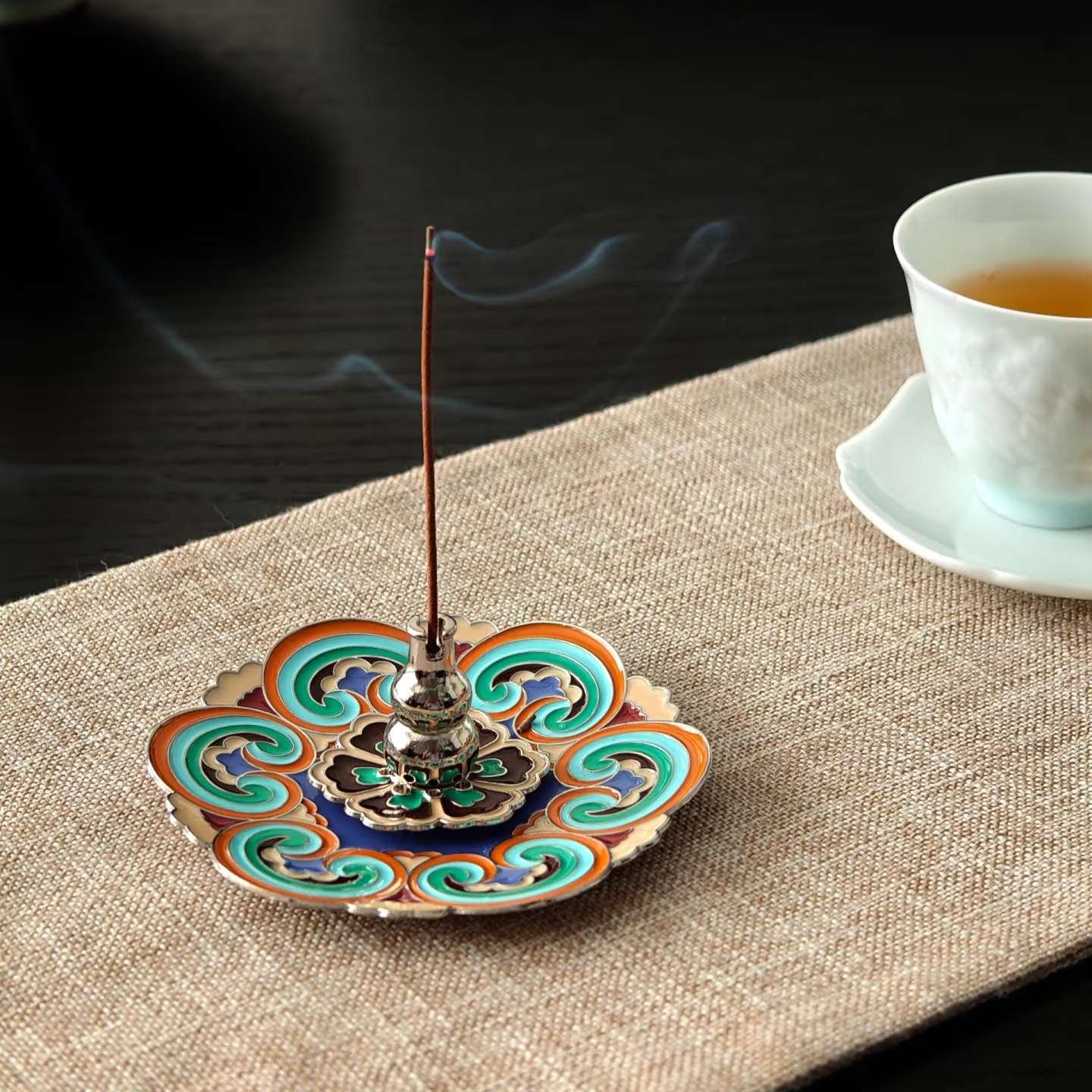 敦煌研究院【花盛敦煌三层藻井香插】家居好物生日礼物男生文创礼品